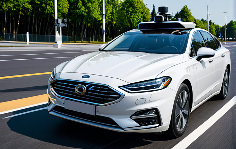 자율주행차의 데이터 분석 및 활용 방안 - "Self-driving car navigating a city street, fully clothed pedestrians crossing at a crosswalk, vario... 자율주행차의 데이터 분석 및 활용 방안 - "Self-driving car navigating a city street, fully clothed pedestrians crossing at a crosswalk, vario...